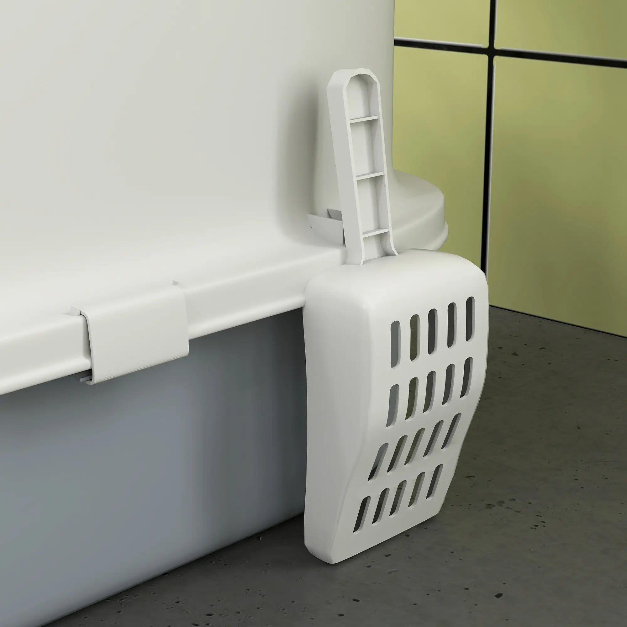 Cat Litter Box with Lid, Scoop, Deodorisation Bags, Top Entry