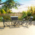 Four-Piece Portable Picnic Table Set - Grey