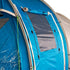 3-4 Man Tunnel Tent, Two Room Camping Tent with Windows, Portable Carry Bag, for Fishing, Hiking, Sports, Festival - Blue