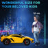 Lamborghini Aventador Licensed 12V Kids Electric Ride On Car Racing Car Toy with Parental Remote Control Battery-powered 2 Motors Music Lights for 3-8 Years Old Yellow 4.9