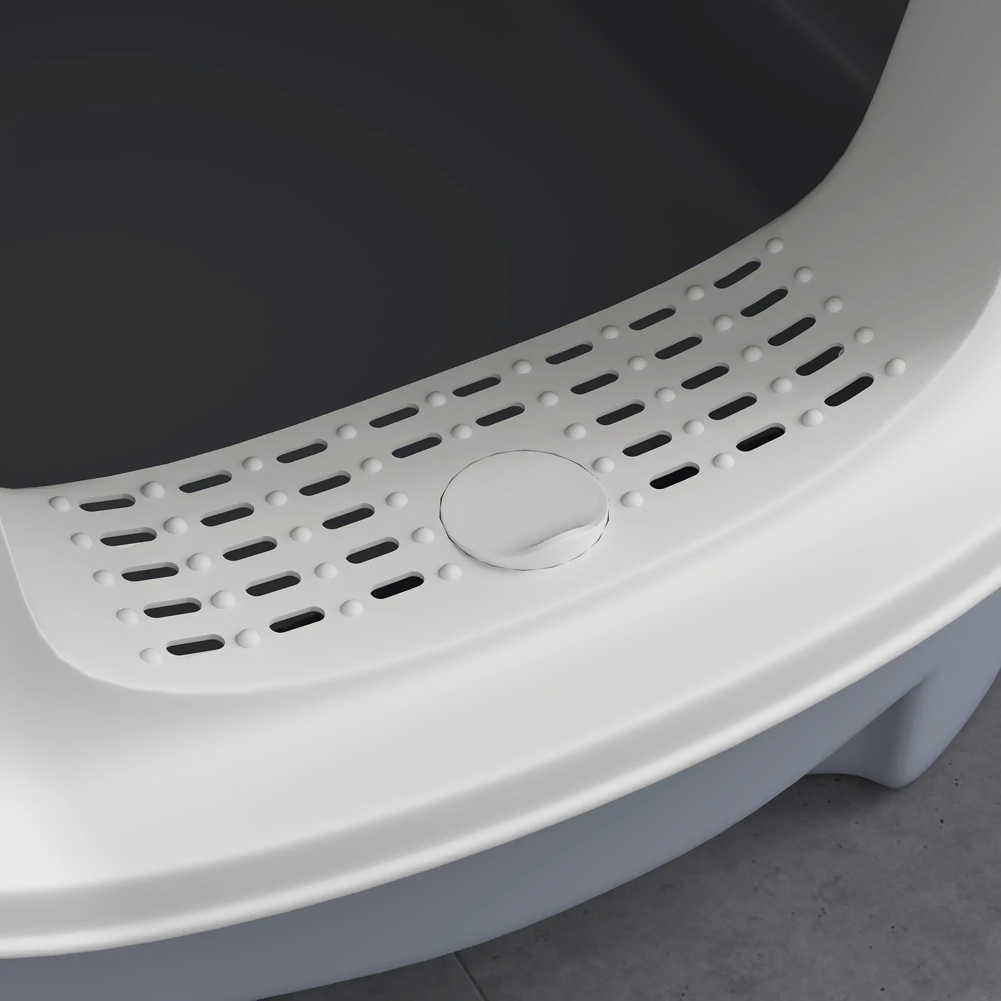 Cat Litter Box with Lid, Scoop, Deodorisation Bags, Top Entry
