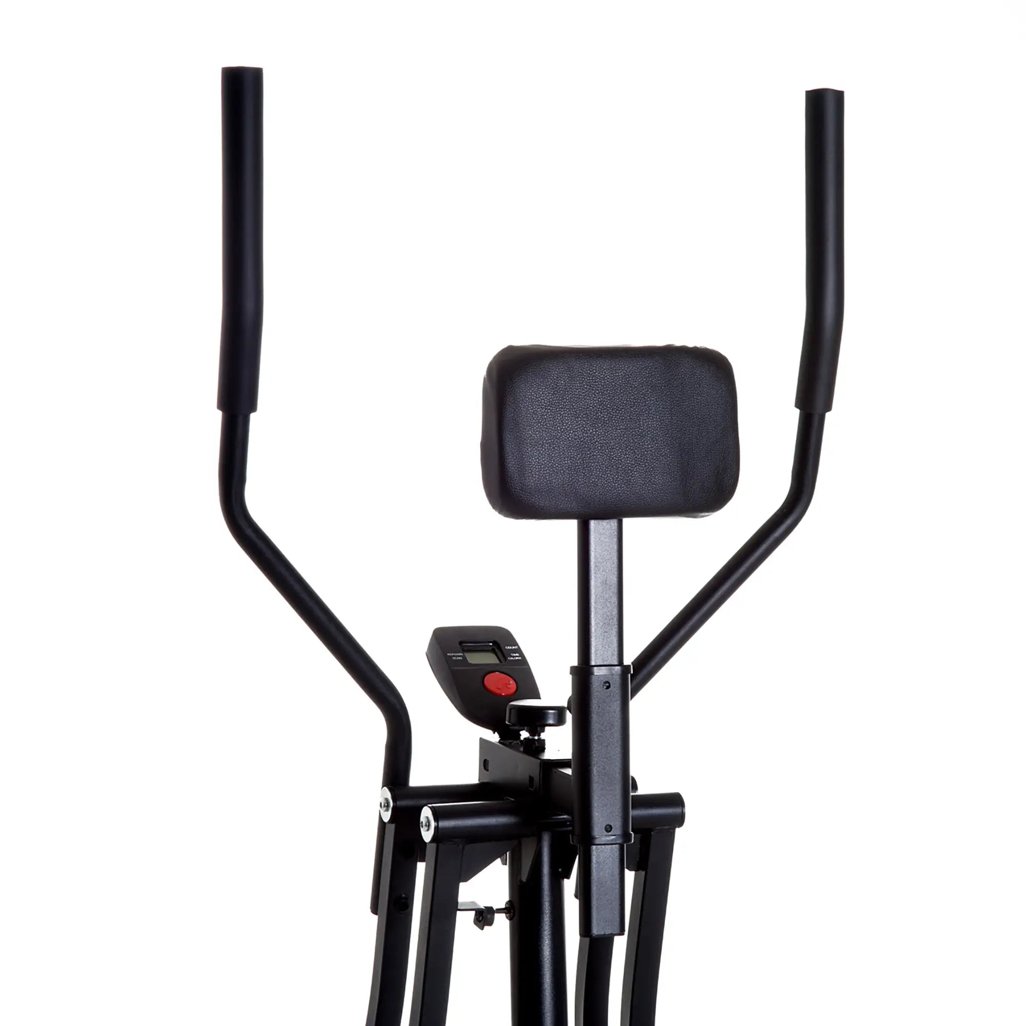 Air Walker Glider, Cross Trainer Fitness Machine, with LCD, for Home Gym, Black