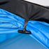 2-3 Man Tunnel Tent with Vestibule, Weather-Resistant Camping Tent with Air Vents for Fishing Hiking, Light Blue & Grey