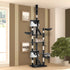 Floor-to-Ceiling Cat Tree for Indoor Cats, 240-260cm Adjustable Cat Tree - White Bargain Clearance Centre