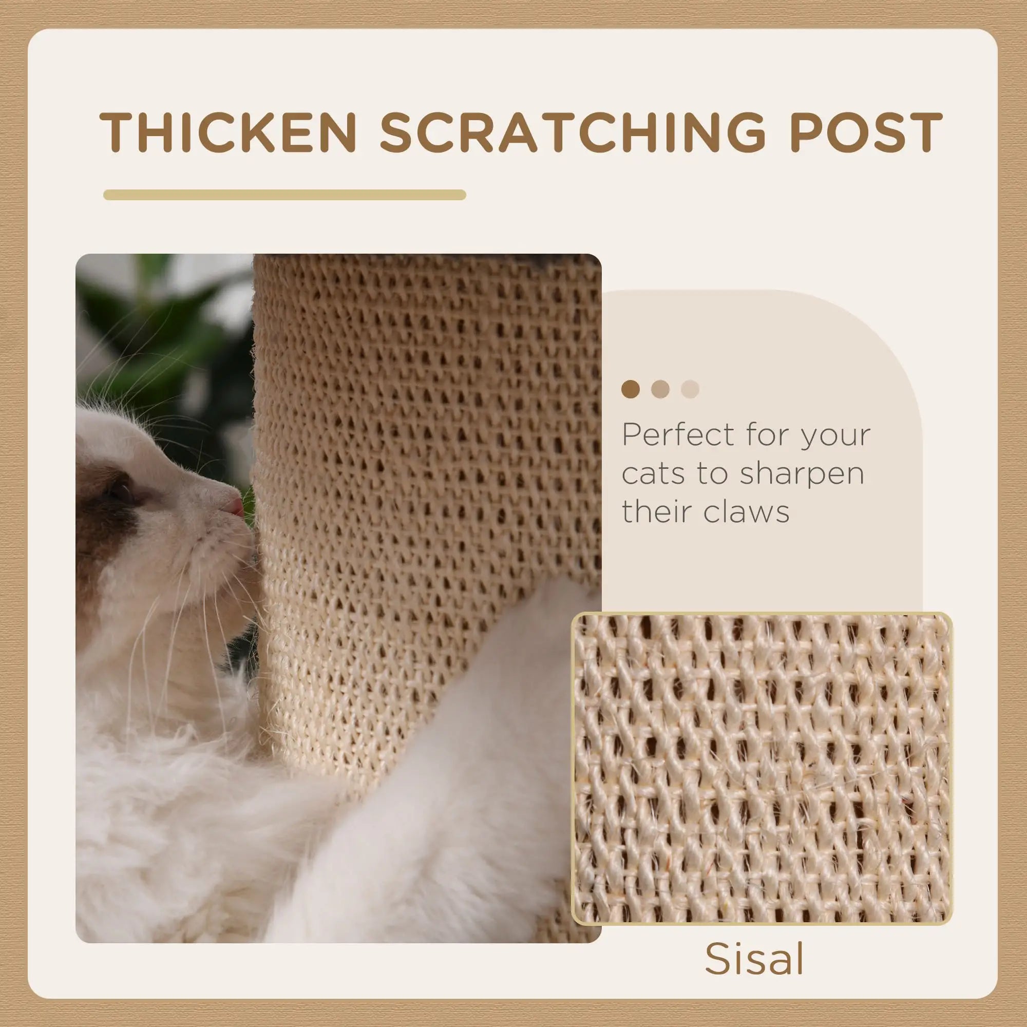 96cm Cat Tree for Indoor Cats Kitten Tower Multi level Activity Center Pet Furniture with Sisal Scratching Post Condo Removable Cover Grey