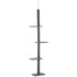 260cm Floor To Ceiling Cat Tree for Indoor Cats w/ Three Platforms Activity Centre - Grey