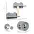 5PCs Cat Wall Furniture with Perch, Cat House, Scratching Post