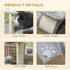 Cat Tree, Cat Tower for Kittens with Rotatable Top Bar, Sisal Scratching Post, Tunnel, Dangling Balls - Grey