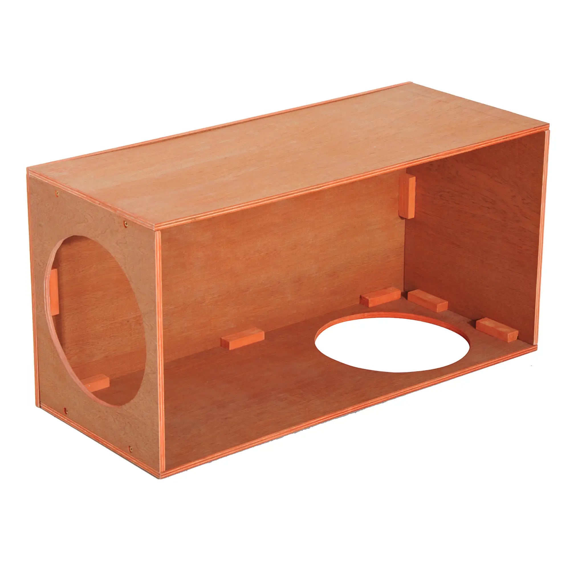 Outdoor Rabbit Hideaway Shelter Indoor Cat Tunnel Garden Kitty Box House Pet Home Run Play Cage Waterproof 60Lx30Wx25H(cm)