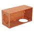 Outdoor Rabbit Hideaway Shelter Indoor Cat Tunnel Garden Kitty Box House Pet Home Run Play Cage Waterproof 60Lx30Wx25H(cm)