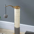 56cm Cat Tree Tower Activity Centre, Climbing Stand Kitten House Furniture w/ Scratching Posts, Toy Ball - Grey 5