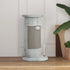 58cm Cat Scratching Post, with Covered Plush, Play Balls, for Corner Walls - Grey