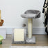 Cat Tree, Kitten Scratcher Activity Centre, with Sisal Scratching Post, Toy Ball - Grey