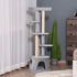Cat Tree for Indoor Cats Kitten Tower Multi-level Activity Centre Pet Furniture with Scratching Post Condo Hanging Ropes Plush Perches Grey