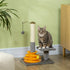 56cm Cat Tree Tower Activity Centre, Climbing Stand Kitten House Furniture w/ Scratching Posts, Toy Ball - Grey 5