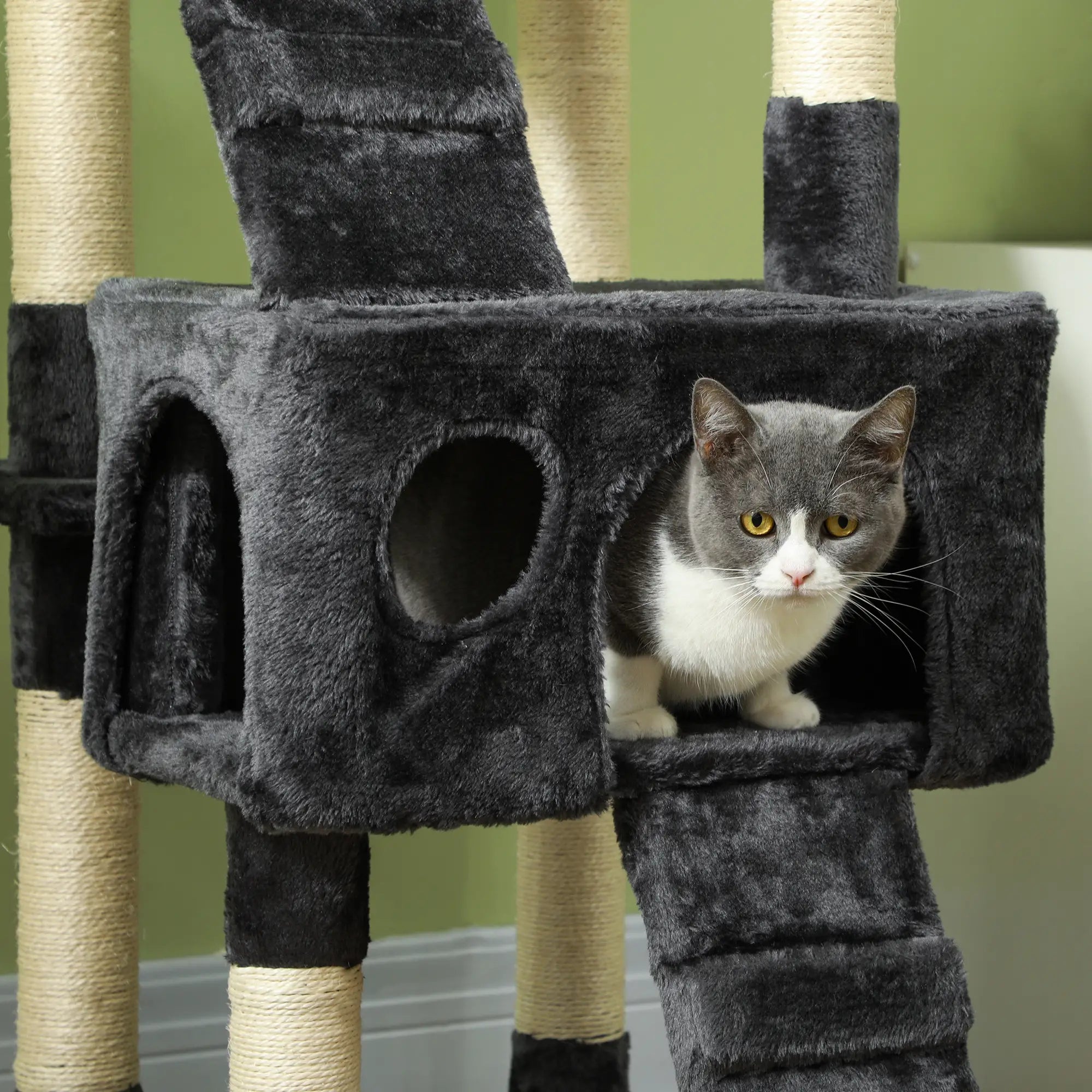 Cat Tree Scratching House, Activity Play Centre