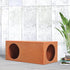 Outdoor Rabbit Hideaway Shelter Indoor Cat Tunnel Garden Kitty Box House Pet Home Run Play Cage Waterproof 60Lx30Wx25H(cm)