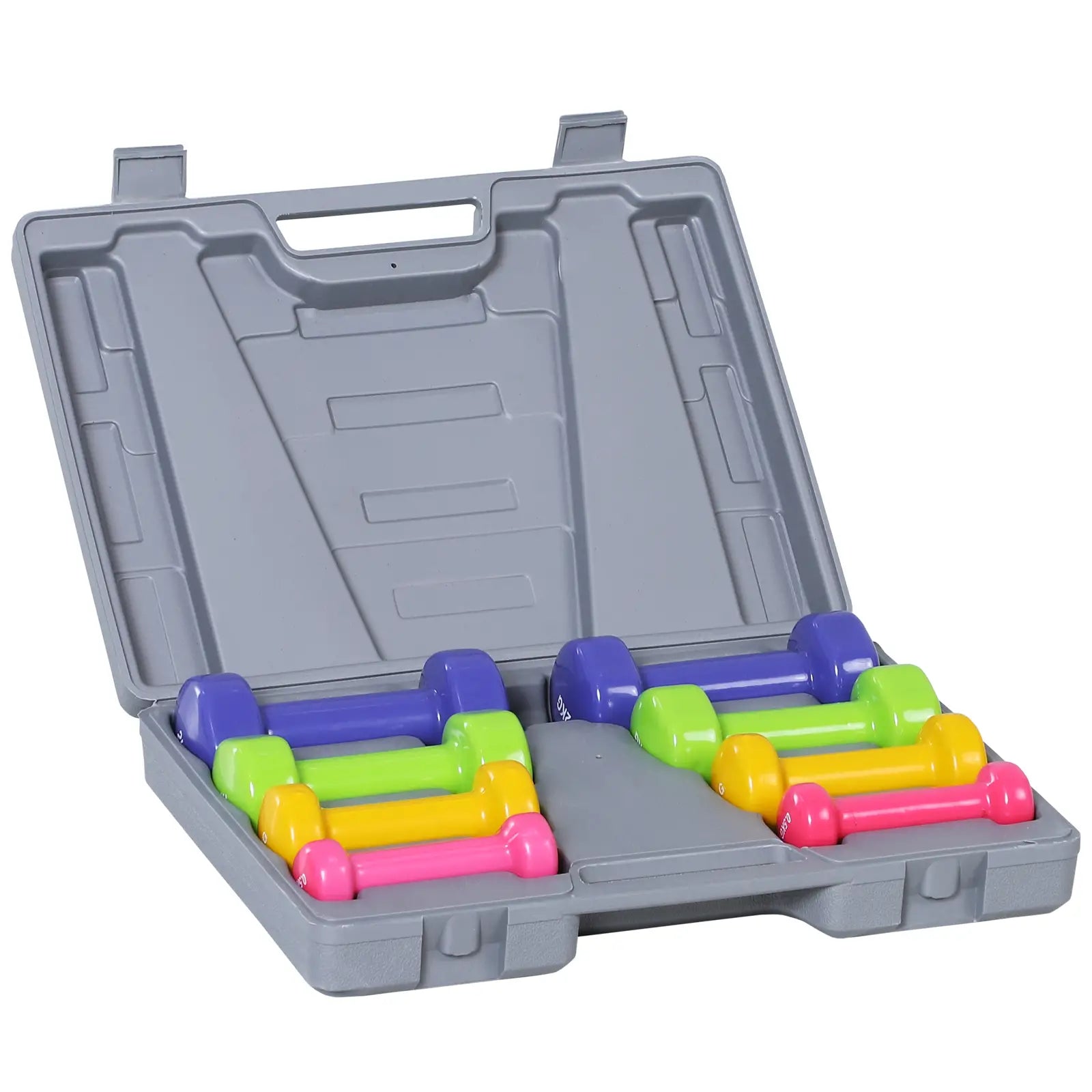 0KG Dumbbells Set with Carry Case, Hand Weights for Women and Men Home Gym Weight Lifting Training
