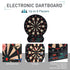 Electronic Hanging Dartboard LED Digital Score Set 27 Games and 202 Variations with 12 Soft Tip Darts
