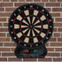 Electronic Hanging Dartboard LED Digital Score Set 27 Games and 202 Variations with 12 Soft Tip Darts