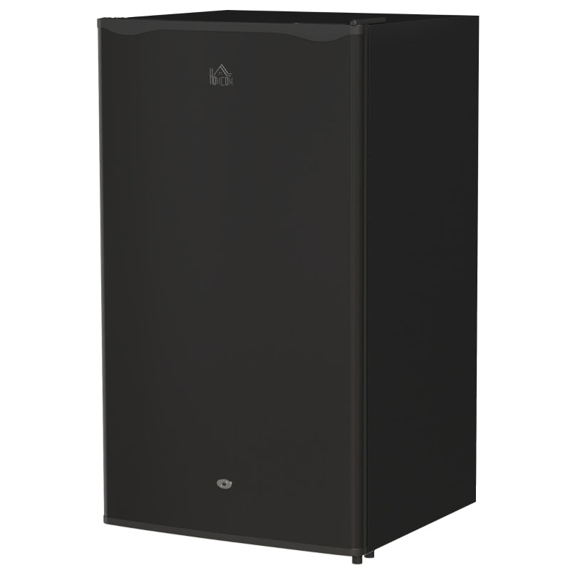 91L Freestanding Under-Counter Fridge with Lock - Black