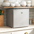 46 Litre Lockable Countertop Fridge - Grey