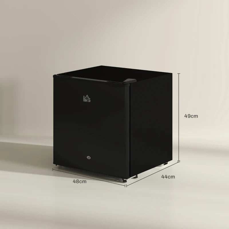 46 Litre Lockable Countertop Fridge - Black