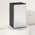 91 Litre Freestanding Under Counter Fridge Freezer, Small Fridge with Chiller Box, Adjustable Thermostat, 47.5cm Wide, Silver Tone