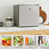 46 Litre Lockable Countertop Fridge - Grey