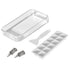 46 Litre Lockable Countertop Fridge - Grey