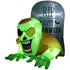 5FT Halloween Inflatables Ghost and Tombstone, Blow Up Outdoor Halloween Decorations with Build-in LED Lights for Garden, Lawn, Party
