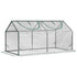 Mini Greenhouse Portable Flower Planter Vegetable Grow House for Garden Backyard with Zipped Windows, 120 x 60 x 60 cm, Clear