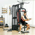 Multi Gym Workout Station, Weight Machine with 65kg Weight Stack, Sit Up Bench, Push Up Stand, Dip Station