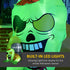 5FT Halloween Inflatables Ghost and Tombstone, Blow Up Outdoor Halloween Decorations with Build-in LED Lights for Garden, Lawn, Party