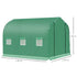 Polytunnel Greenhouse with Windows and Door, Walk in Greenhouse for Garden, Backyard (3 x 2 M)