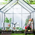 192.5 x 131cm Walk-In Polycarbonate Greenhouse