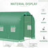 Polytunnel Greenhouse with Windows and Door, Walk in Greenhouse for Garden, Backyard (3 x 2 M)