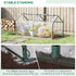 Mini Greenhouse Portable Flower Planter Vegetable Grow House for Garden Backyard with Zipped Windows, 120 x 60 x 60 cm, Clear