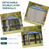 3 x 3(m) Hardtop Gazebo Canopy with Polycarbonate Roof, Aluminium Frame, Permanent Pavilion Garden Gazebo with Netting and Curtains for Patio, Deck, Dark Grey