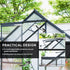 192.5 x 131cm Walk-In Polycarbonate Greenhouse