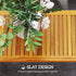 Four-Piece Acacia Wood Garden Sofa Set - Teak/Cream