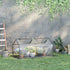 Mini Greenhouse Portable Flower Planter Vegetable Grow House for Garden Backyard with Zipped Windows, 120 x 60 x 60 cm, Clear