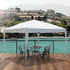 3 x 3M Garden Pop Up Gazebo Height Adjustable Marquee Party Tent Wedding Canopy with Carrying Bag, White
