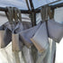 3 x 3 m Metal Gazebo, Garden Pavillion, Double Roof Outdoor Canopy Shelter with Mesh Sidewalls, Grey