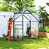 192.5 x 131cm Walk-In Polycarbonate Greenhouse