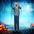 6'8" Skeleton Werewolf Halloween Animatronic, with Glowing Eyes