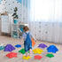11-Piece Balance Stepping Stones for Kids Starfish Style Non-slip Obstacle Course Stackable Balance Blocks Garden Toys Encourage Toddler Balance Indoor Outdoor - Multicoloured