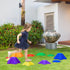 11-Piece Balance Stepping Stones for Kids Starfish Style Non-slip Obstacle Course Stackable Balance Blocks Garden Toys Encourage Toddler Balance Indoor Outdoor - Multicoloured