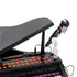 37 Keys Kids Mini Electronic Keyboard Children Grand Piano with Stool Microphone Light Musical Instrument Educational Game Toy Set (Black)