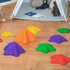 11-Piece Balance Stepping Stones for Kids Starfish Style Non-slip Obstacle Course Stackable Balance Blocks Garden Toys Encourage Toddler Balance Indoor Outdoor - Multicoloured
